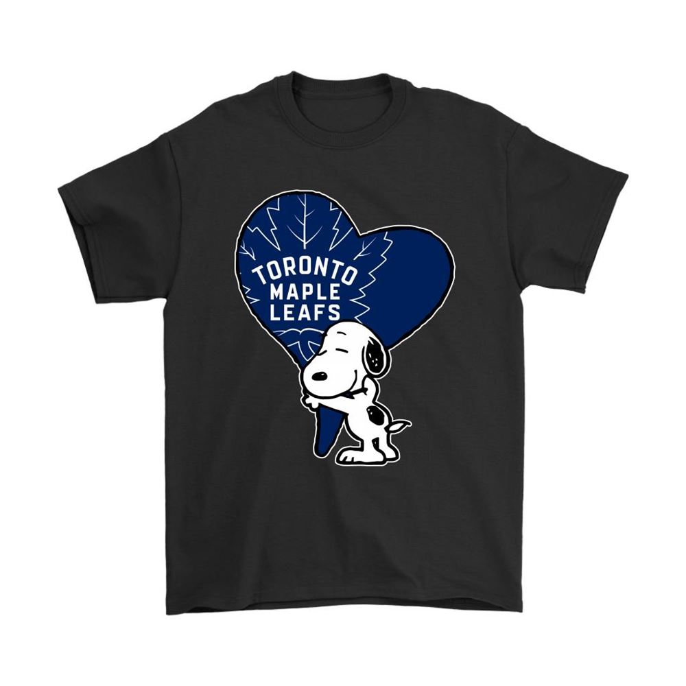 Snoopy Hugs The Toronto Maple Leafs Heart Nhl Shirts