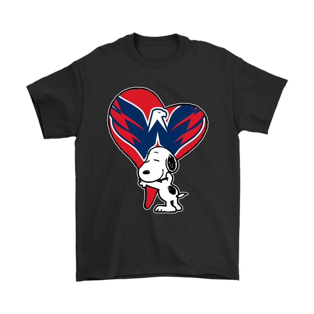 Snoopy Hugs The Washington Capitals Heart Nhl Shirts