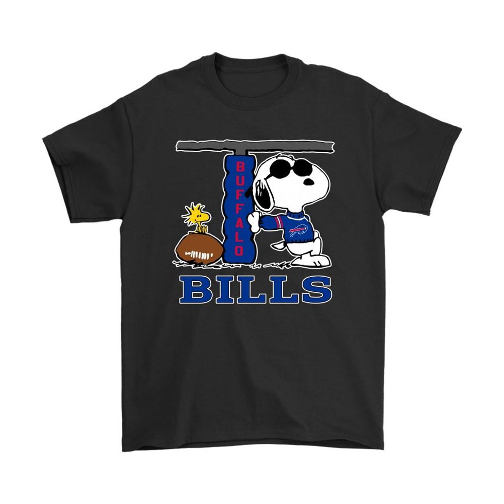 Snoopy Joe Cool And Woodstock The Buffalo Bills Nfl Shirts