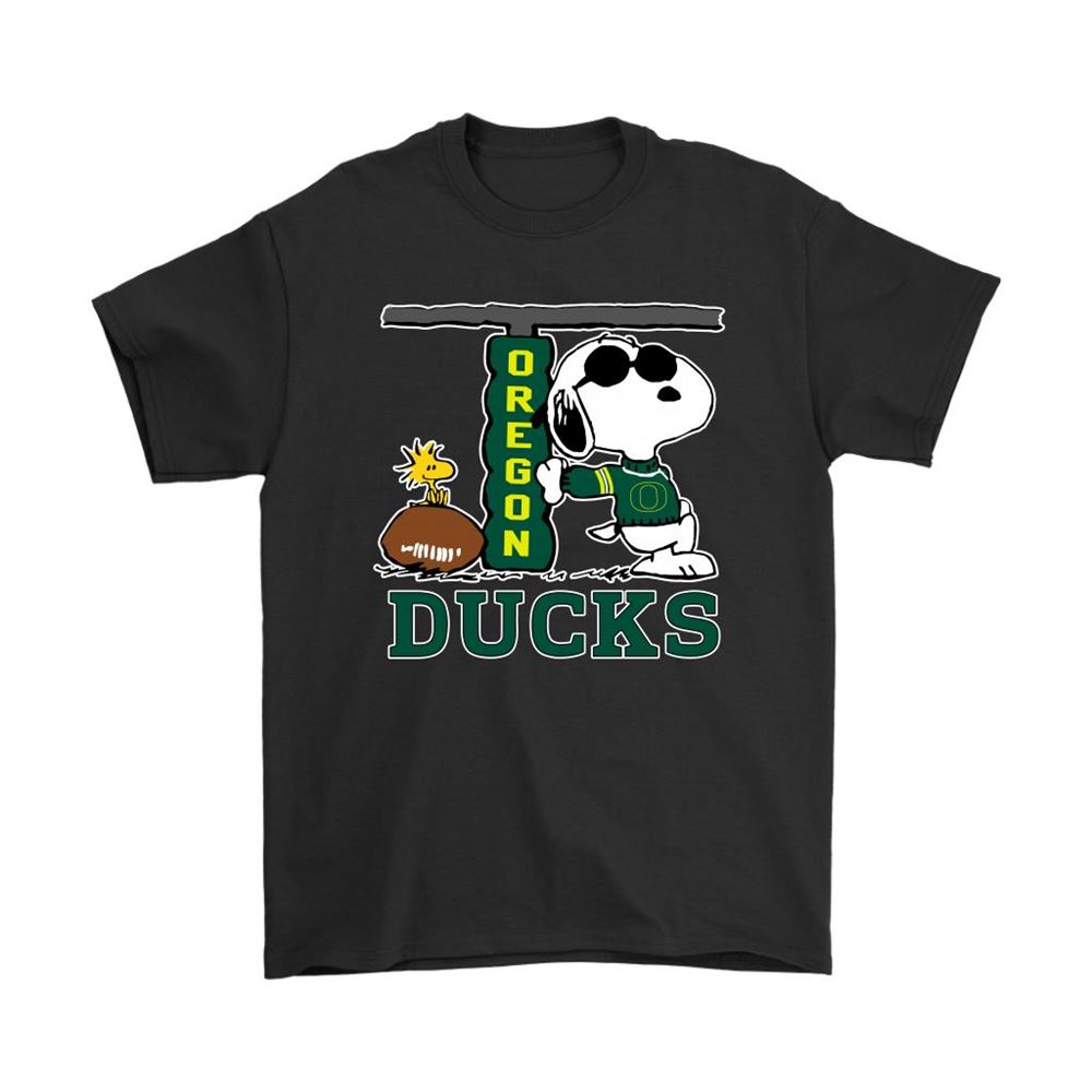 Snoopy Joe Cool And Woodstock The Oregon Ducks Ncaa Shirts