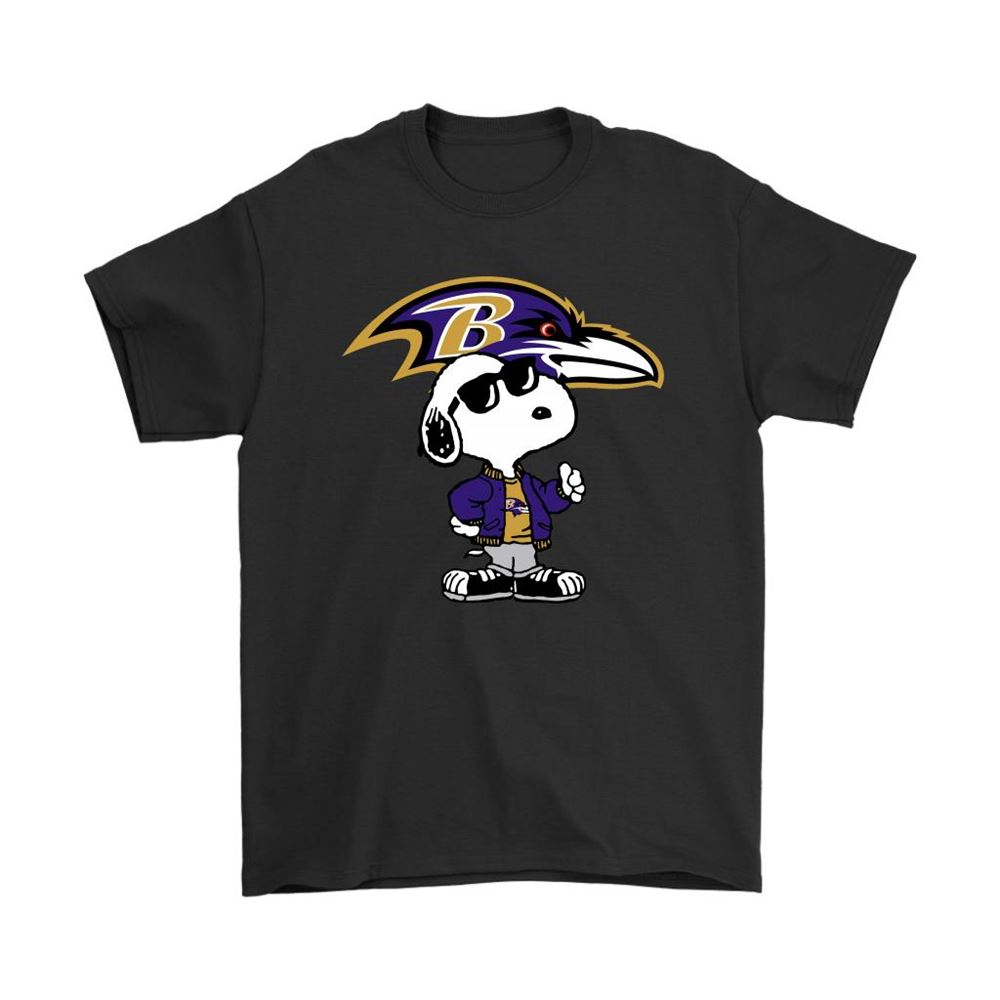 Snoopy Joe Cool To Be The Baltimore Ravens Nfl Shirts
