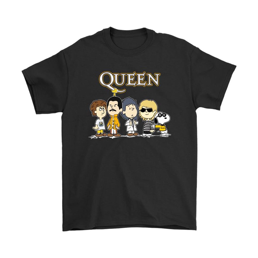 Snoopy Joe Cool With The Queen Band Shirts