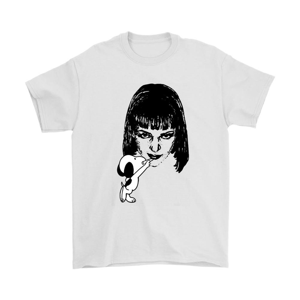 Snoopy Painting Mia Session Pulp Fiction Shirts
