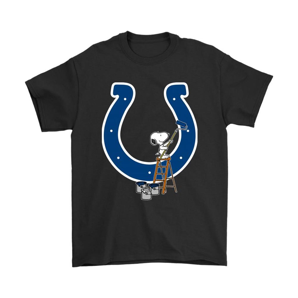 Snoopy Paints The Indianapolis Colts Logo Nfl Football Shirts