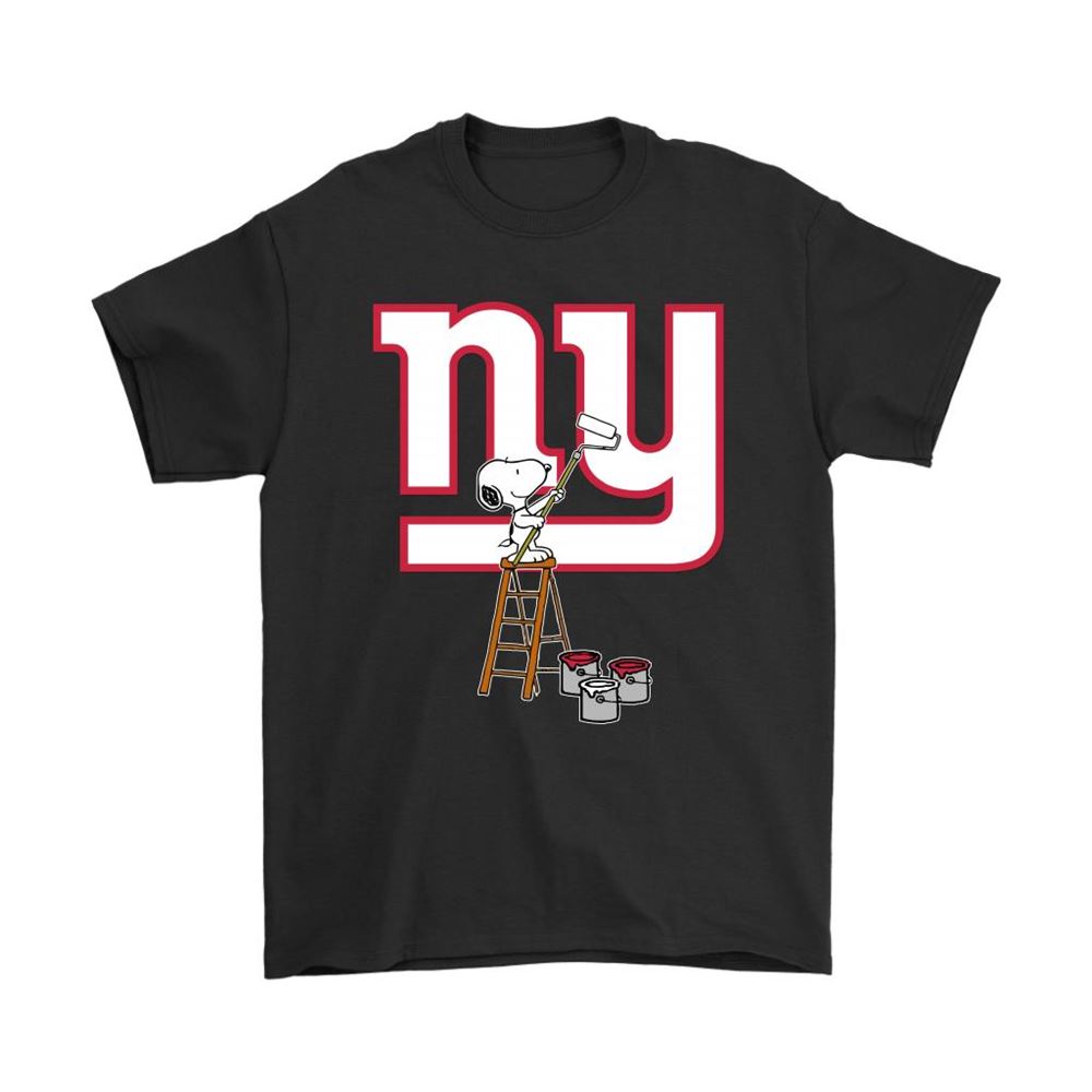 Snoopy Paints The New York Giants Logo Nfl Football Shirts