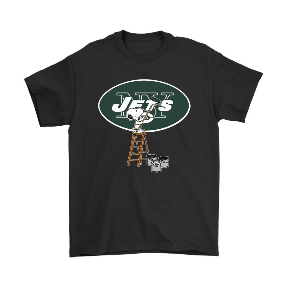 Snoopy Paints The New York Jets Logo Nfl Football Shirts