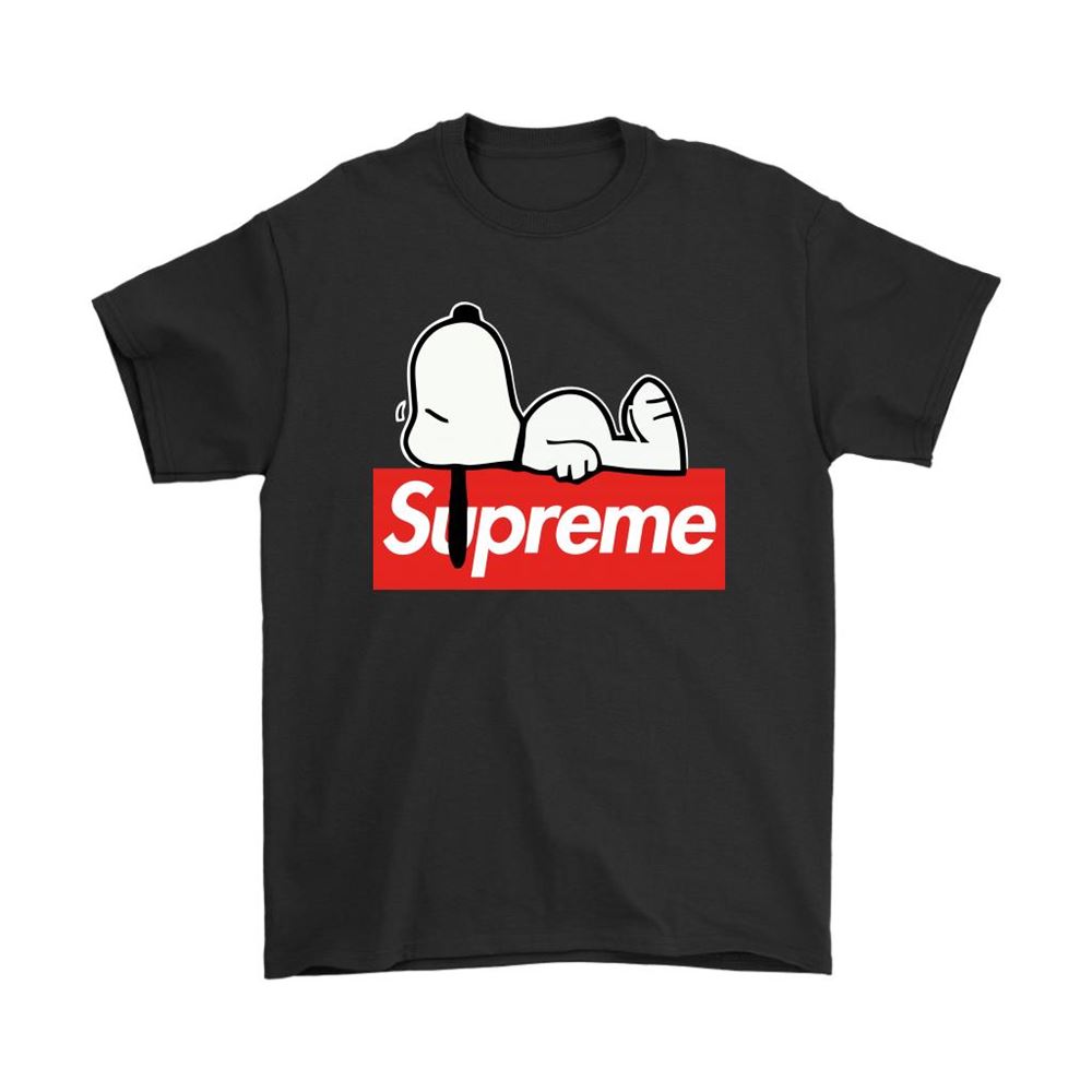 Snoopy Taking A Rest Supreme Shirts