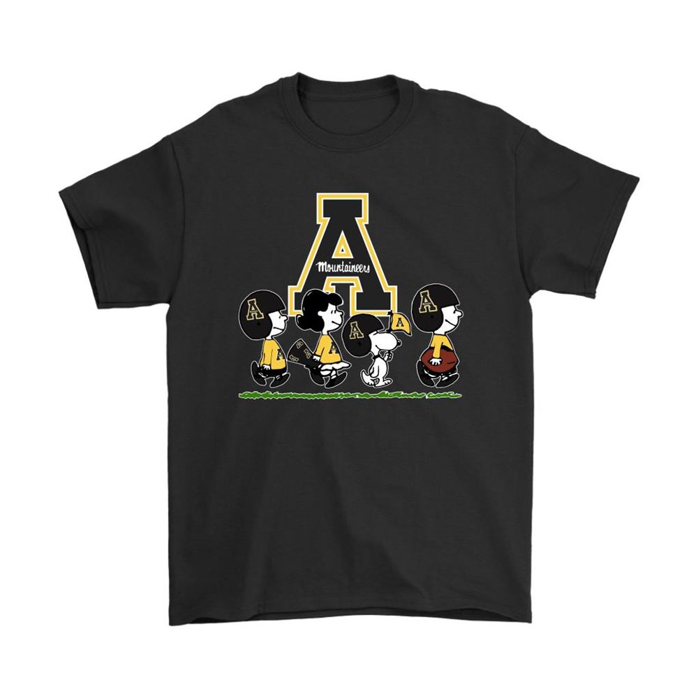 Snoopy The Peanuts Cheer For The Appalachian State Mountaineers Ncaa Shirts
