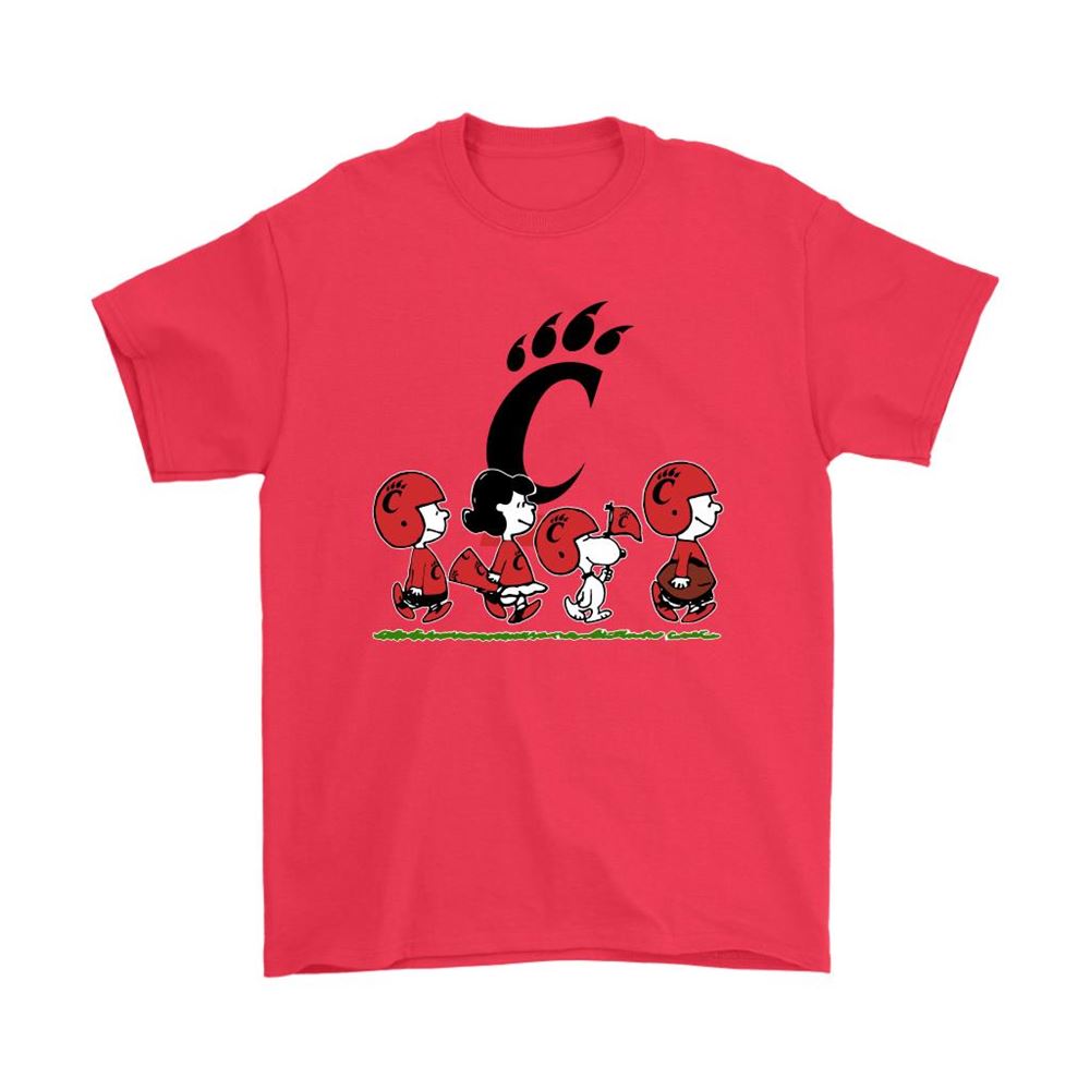 Snoopy The Peanuts Cheer For The Cincinnati Bearcats Ncaa Shirts