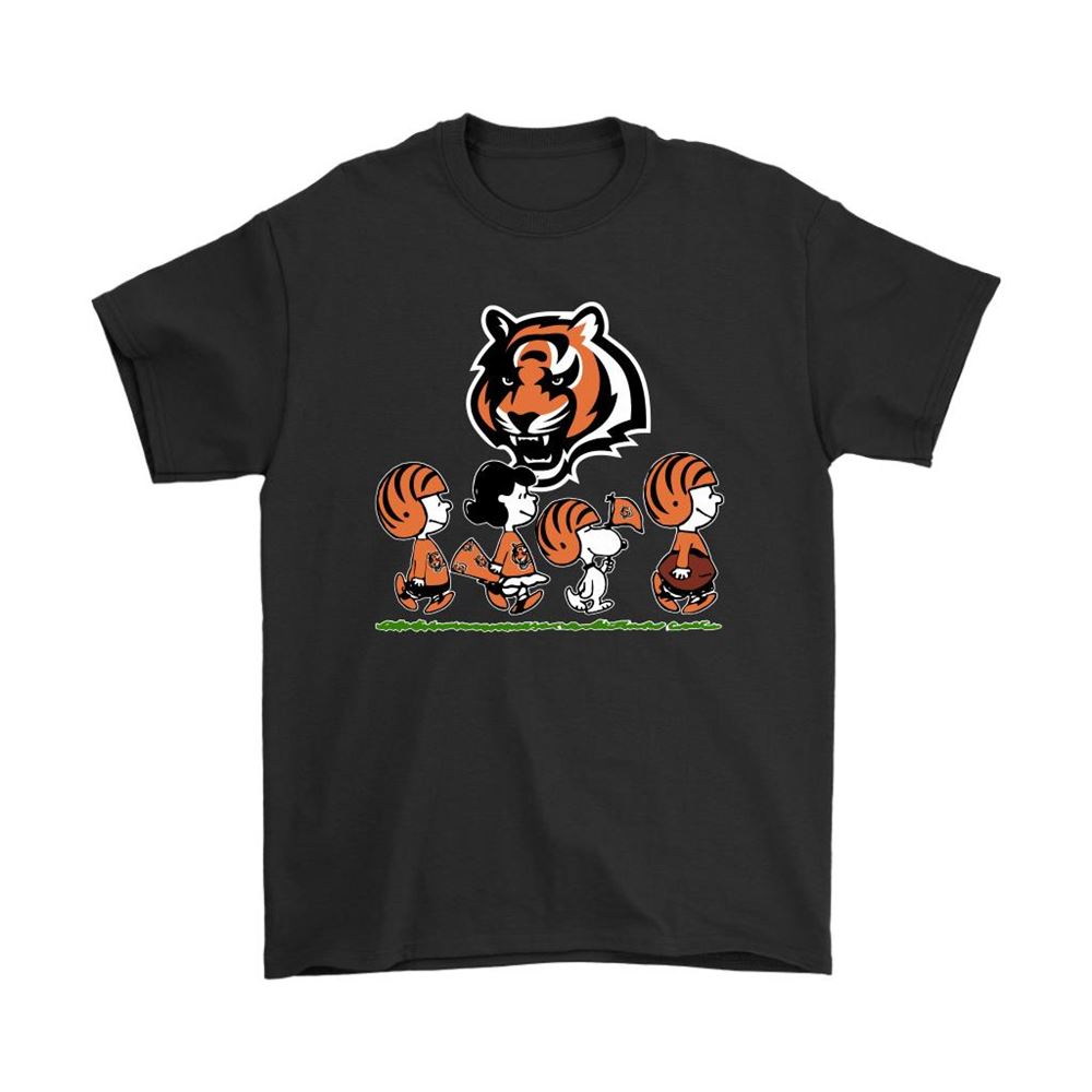 Snoopy The Peanuts Cheer For The Cincinnati Bengals Nfl Shirts
