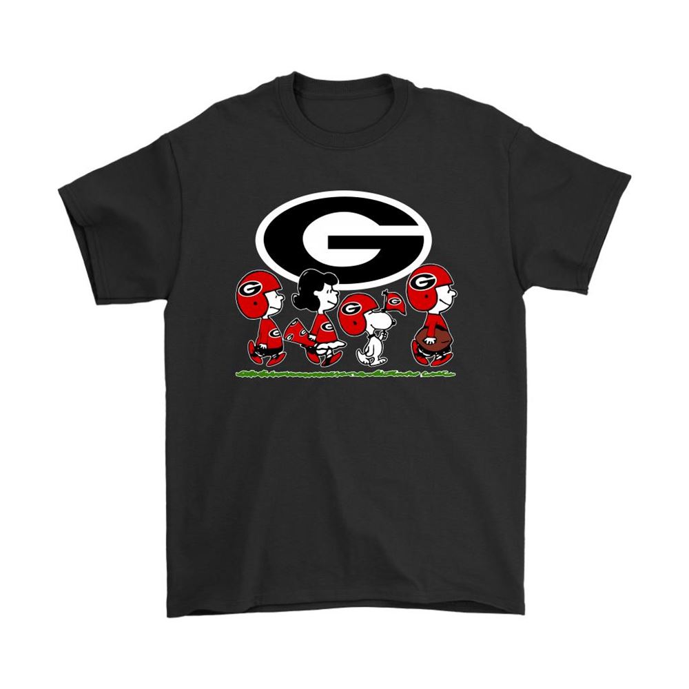 Snoopy The Peanuts Cheer For The Georgia Bulldogs Ncaa Shirts