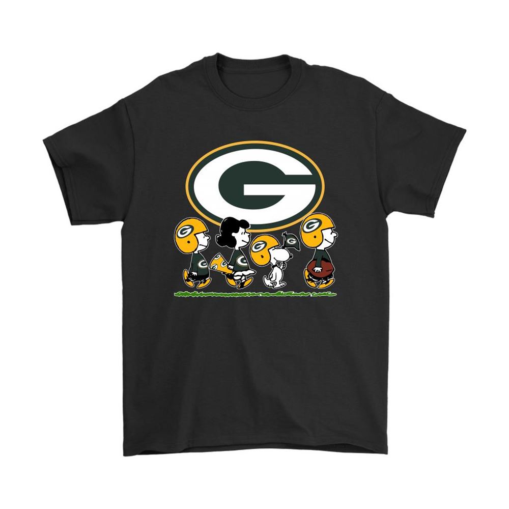Snoopy The Peanuts Cheer For The Green Bay Packers Nfl Shirts