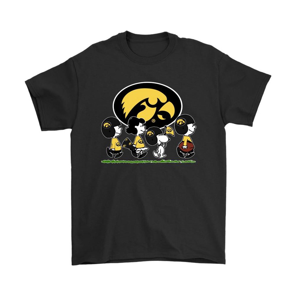 Snoopy The Peanuts Cheer For The Iowa Hawkeyes Ncaa Shirts
