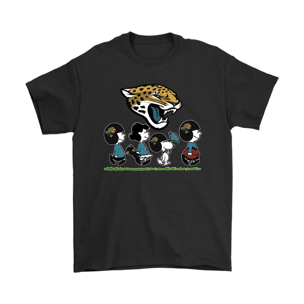Snoopy The Peanuts Cheer For The Jacksonville Jaguars Nfl Shirts