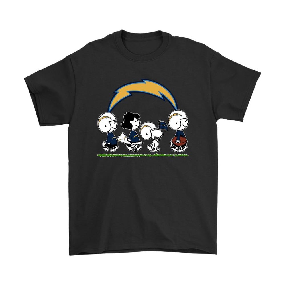 Snoopy The Peanuts Cheer For The Los Angeles Chargers Nfl Shirts
