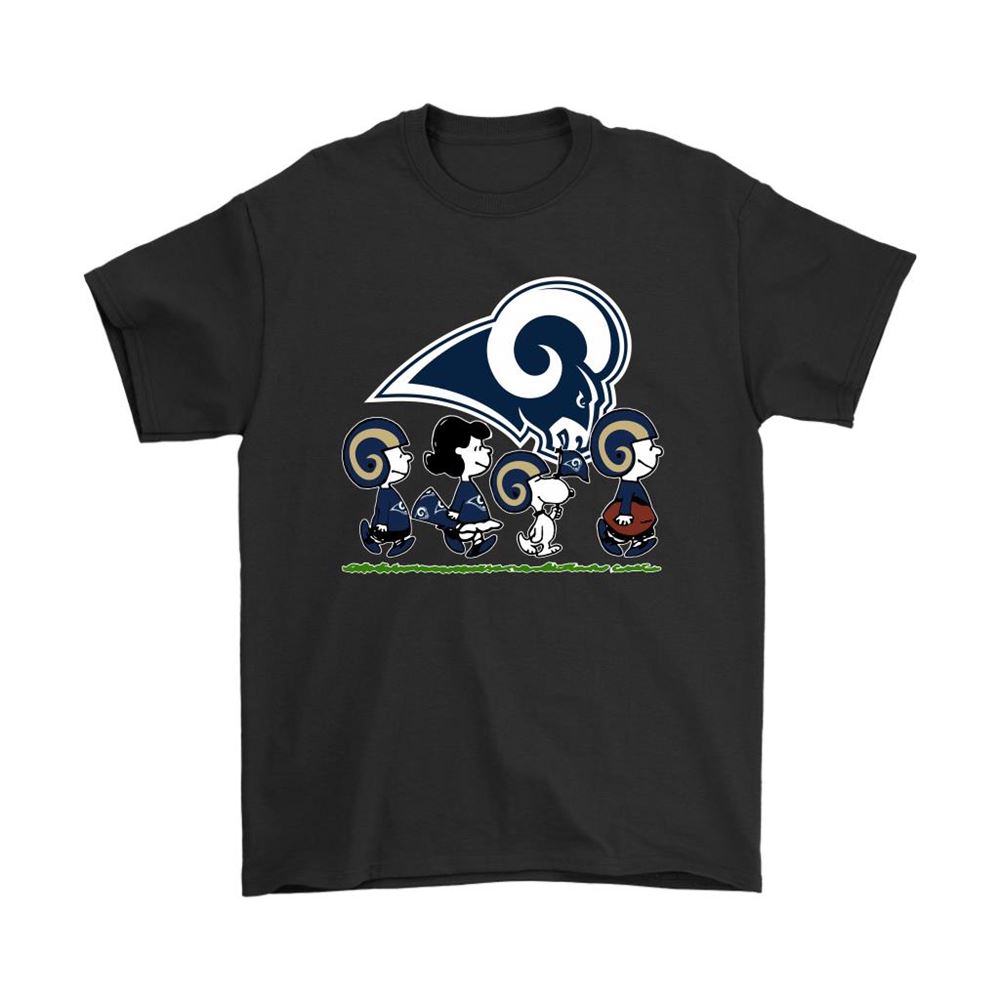 Snoopy The Peanuts Cheer For The Los Angeles Rams Nfl Shirts