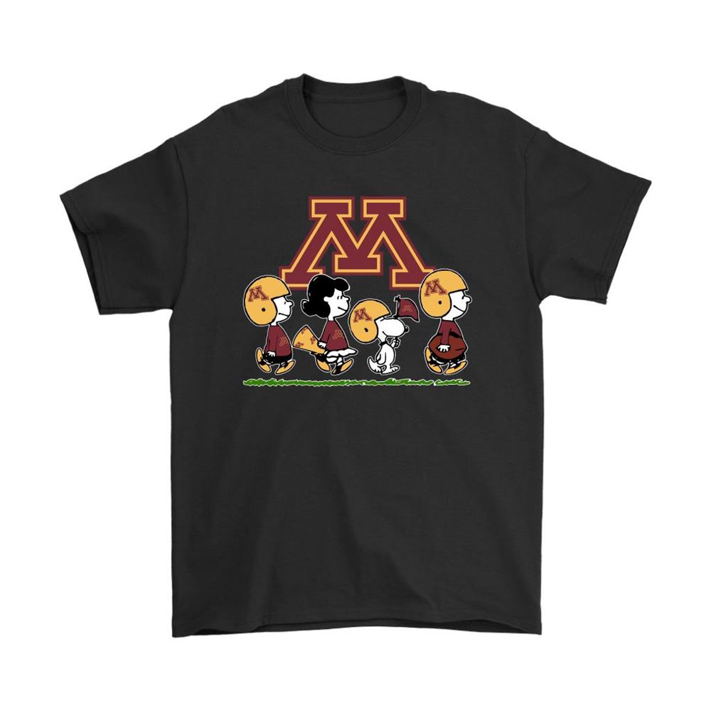Snoopy The Peanuts Cheer For The Minnesota Golden Gophers Ncaa Shirts