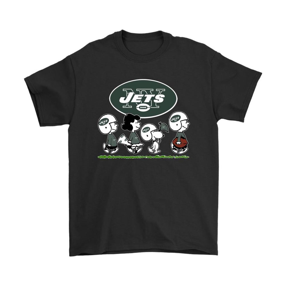 Snoopy The Peanuts Cheer For The New York Jets Nfl Shirts