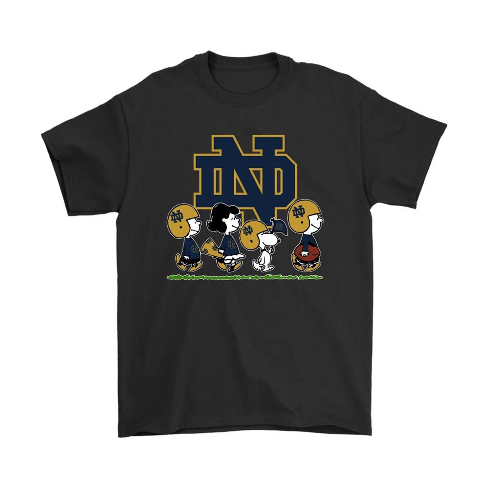 Snoopy The Peanuts Cheer For The Notre Dame Fighting Irish Ncaa Shirts