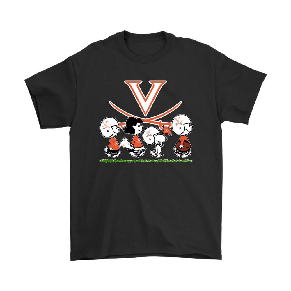 Snoopy The Peanuts Cheer For The Virginia Cavaliers Ncaa Shirts