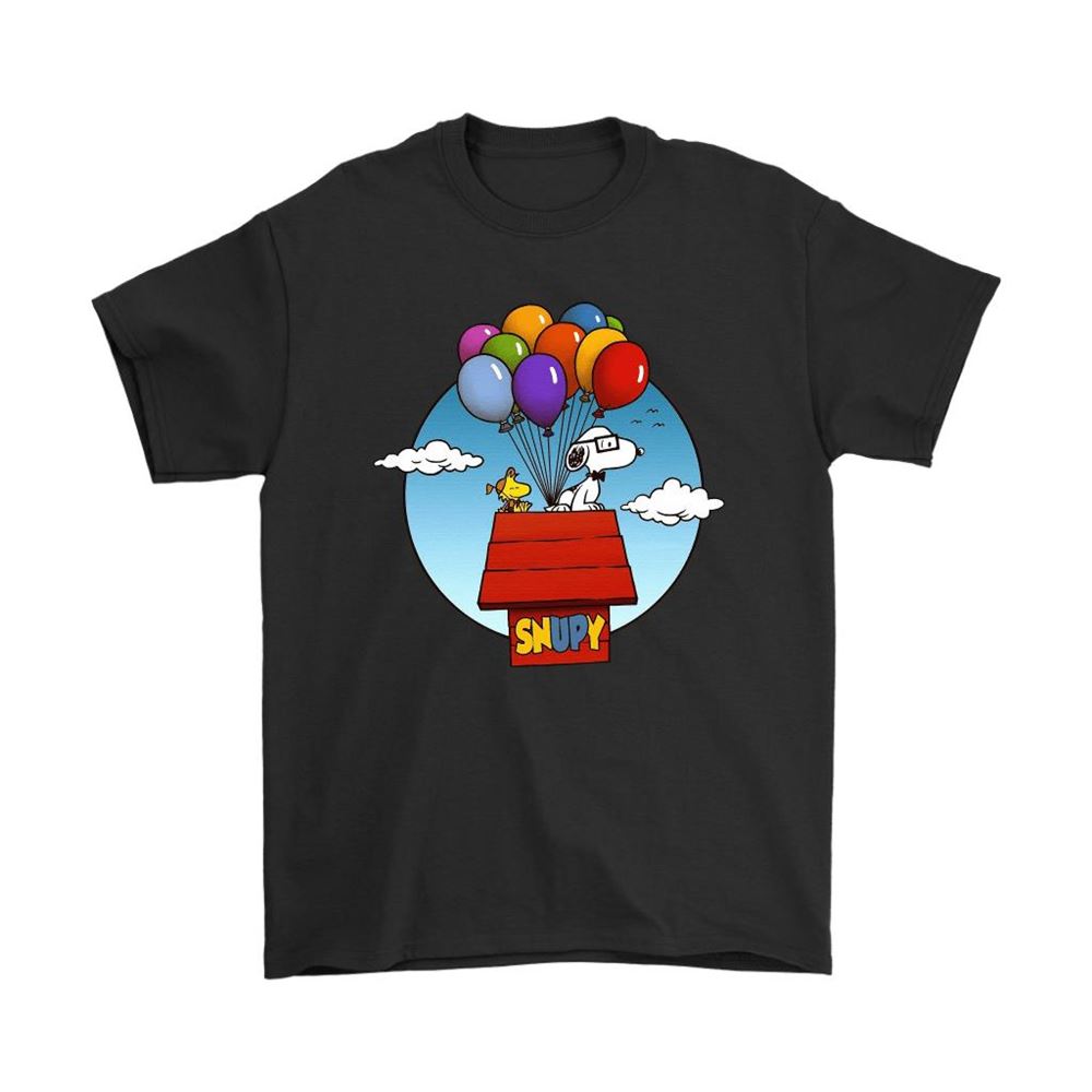 Snupy Woodstock Snoopy And Up Mashup Shirts