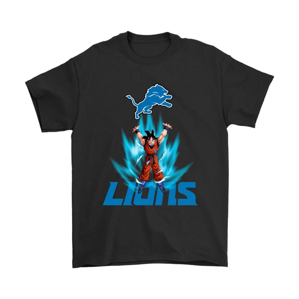 Son Goku Shares Your Energy Detroit Lions Shirts