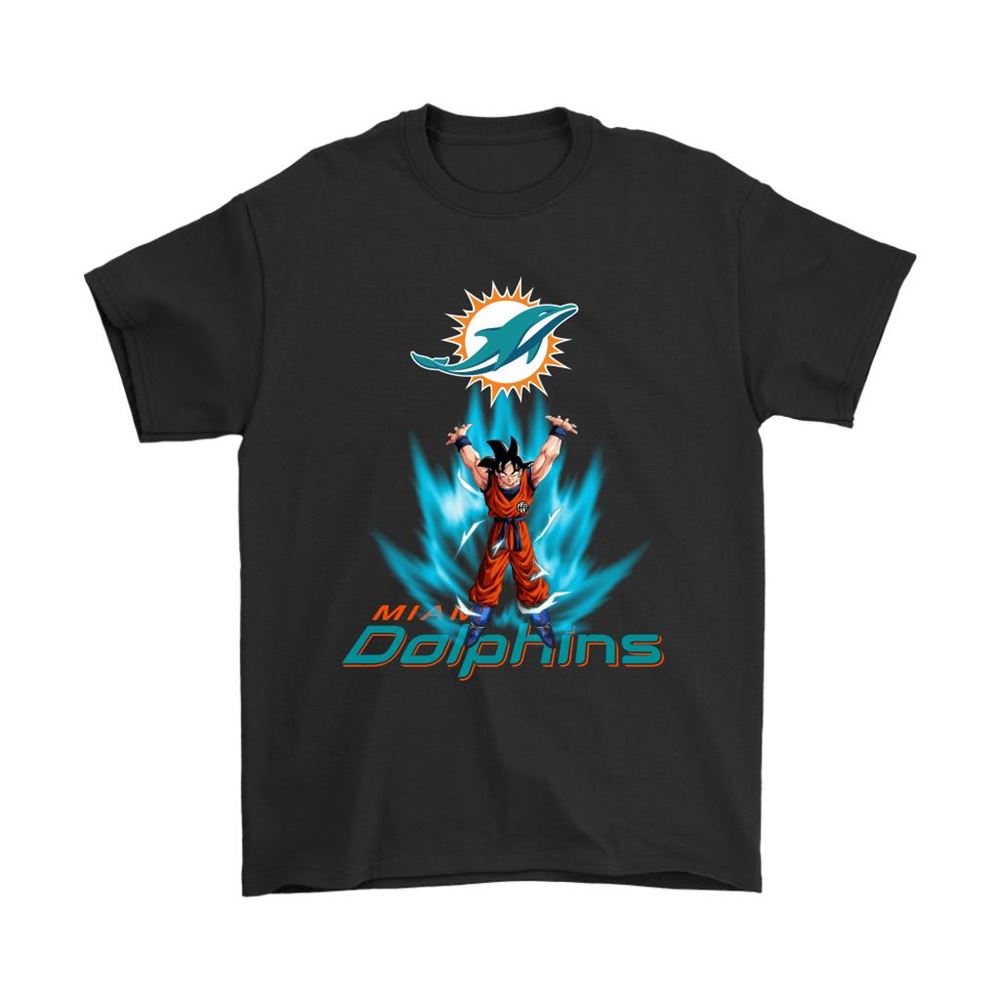 Son Goku Shares Your Energy Miami Dolphins Shirts