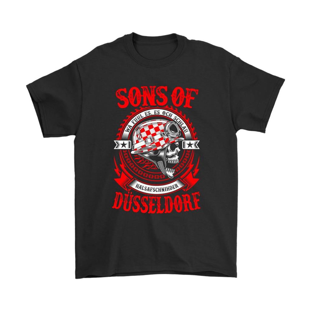 Sons Of Düsseldorf Wä Fuul Es Es Och Schlau Halsafschnider Shirts