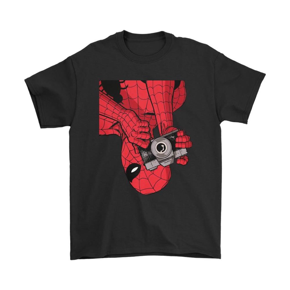 Spider-man Photographer Taking Your Picture Shirts