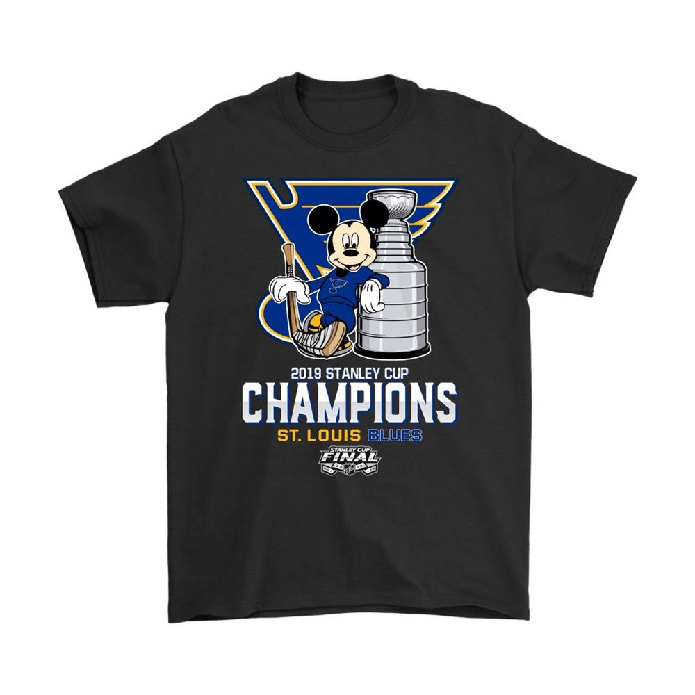 St Louis Blues Final 2019 Stanley Champions Mickey Mouse Shirts