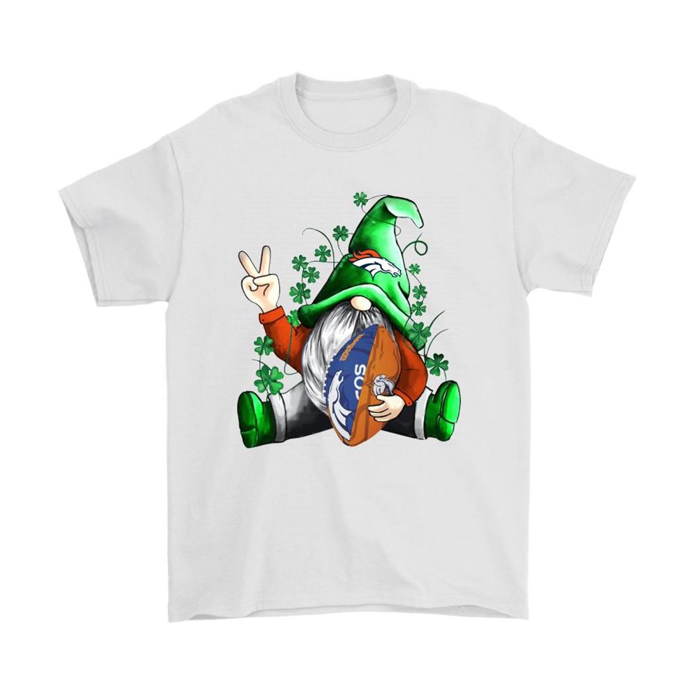 St Patrick Gnome Hugs Denver Broncos Football Nfl Shirts