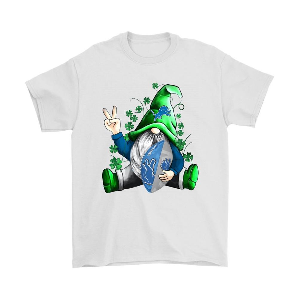 St Patrick Gnome Hugs Detroit Lions Football Nfl Shirts