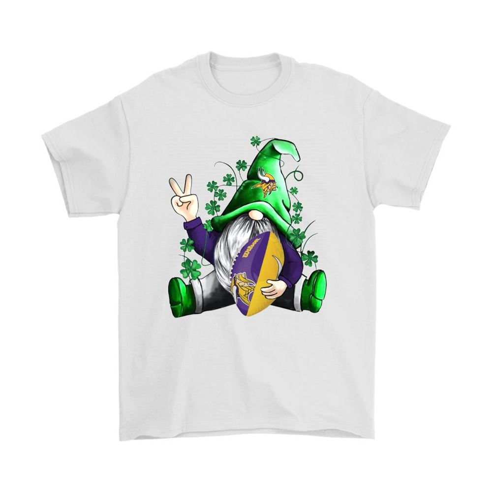 St Patrick Gnome Hugs Minnesota Vikings Football Nfl Shirts - Luxwoo.com