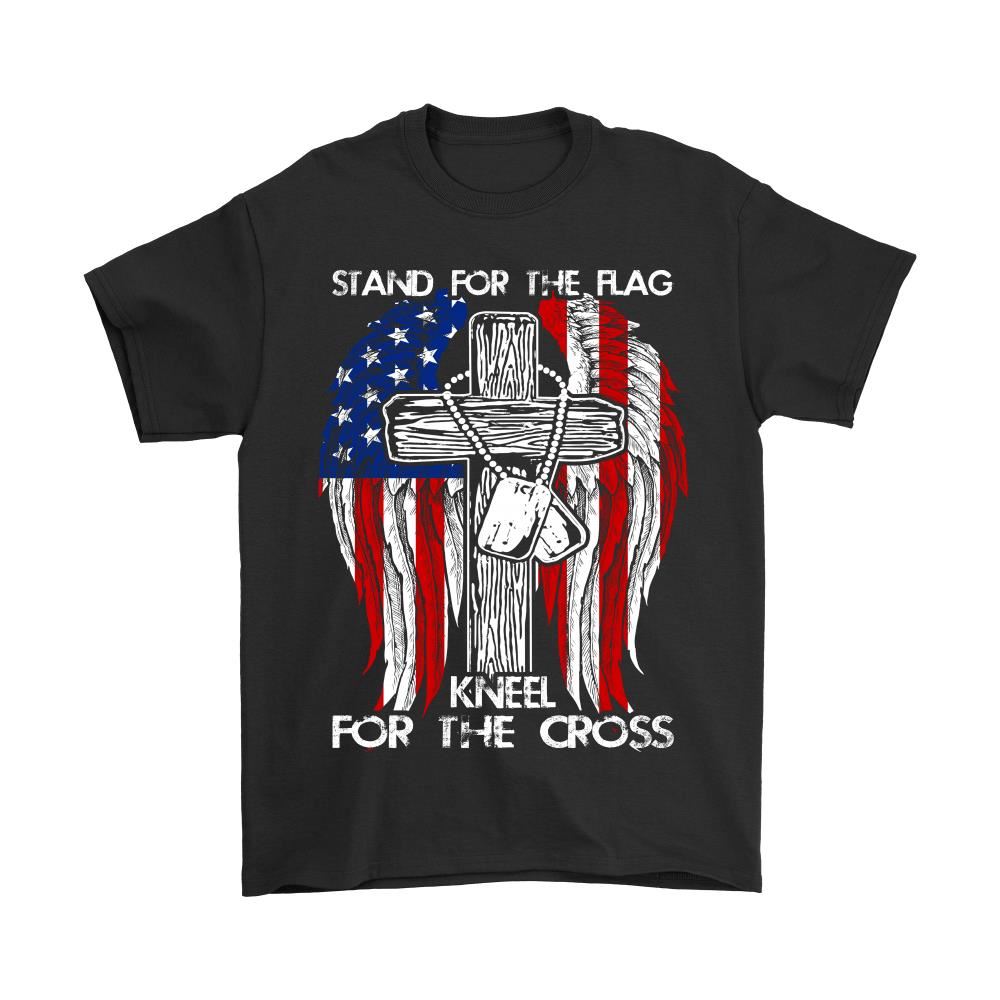 Stand For The Flag Kneel For The Cross Us Veteran Day Shirts