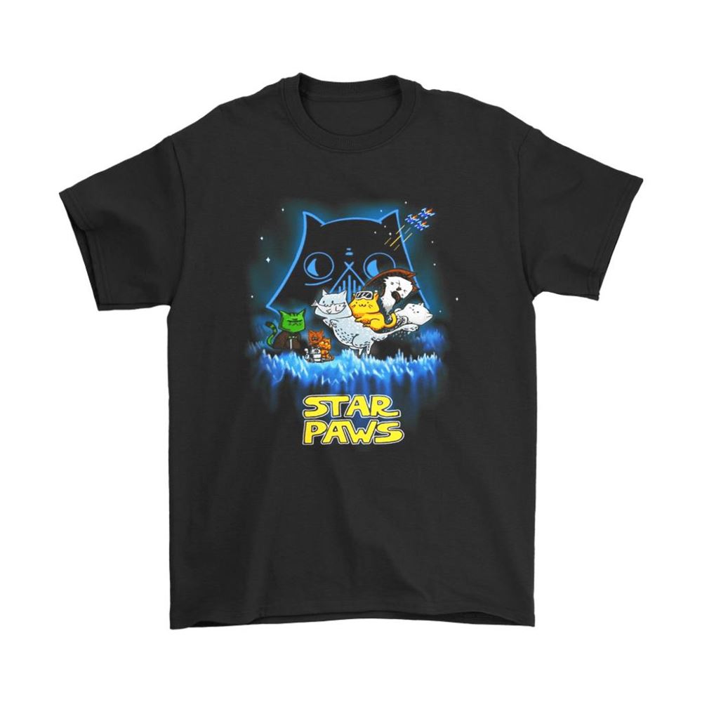 Star Paws Star Wars Cat Cute Shirts