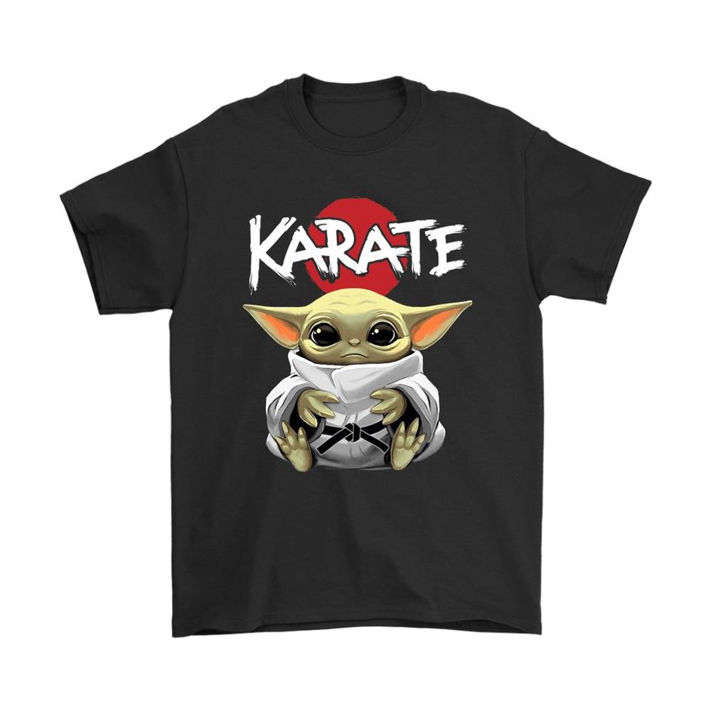 Star Wars Black Belt Karate Baby Yoda Shirts