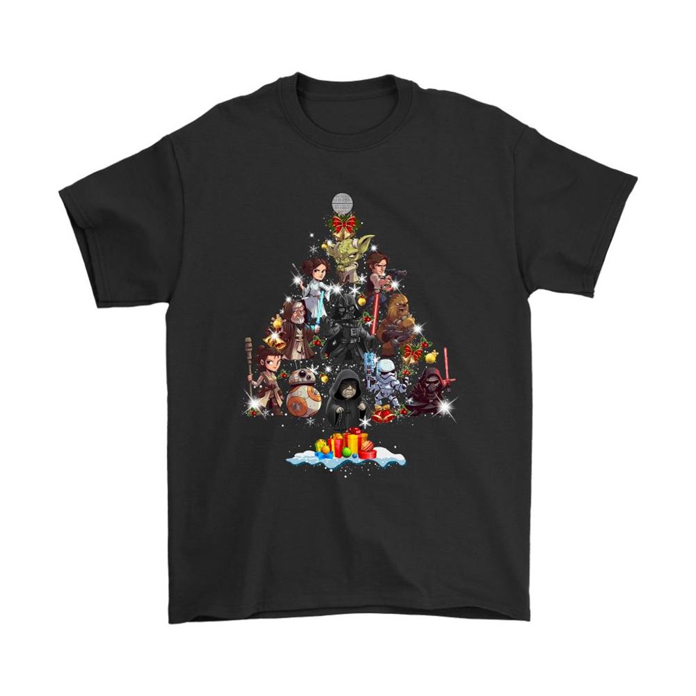 Star Wars Characters Christmas Tree Star Wars Shirts