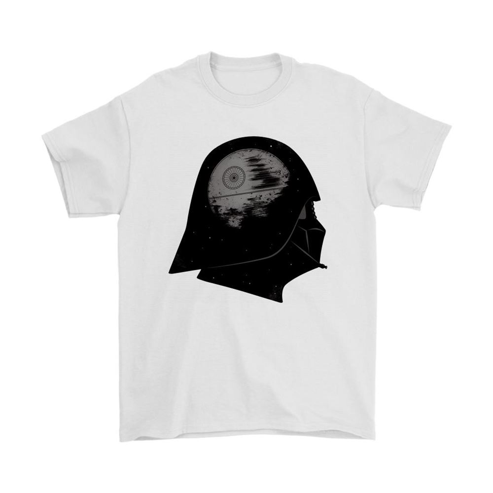 Star Wars Death Star Inside Darth Vader Head Shirts - Luxwoo.com