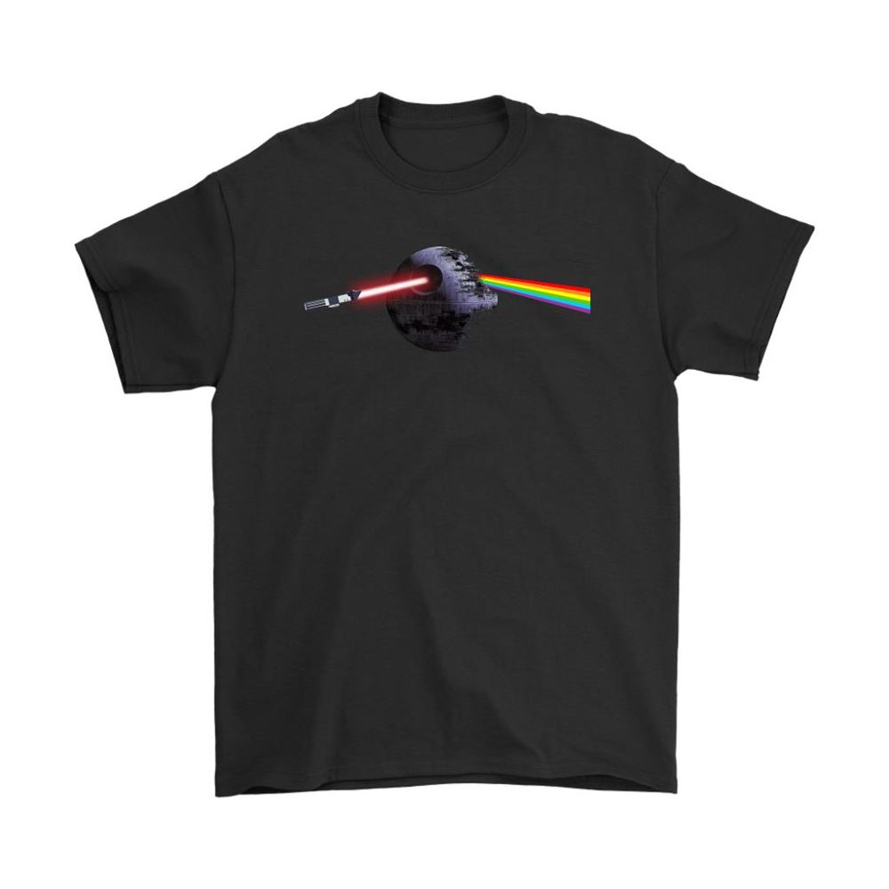 Star Wars Pink Floyd Lightsaber Dark Side Of The Death Star Shirts