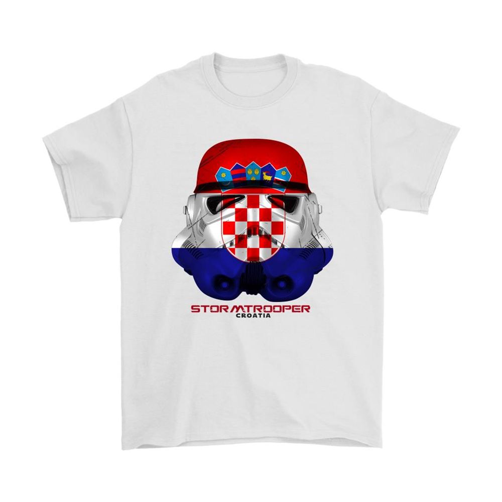 Star Wars Stormtrooper Mask Paint The Croatia Flag Shirts