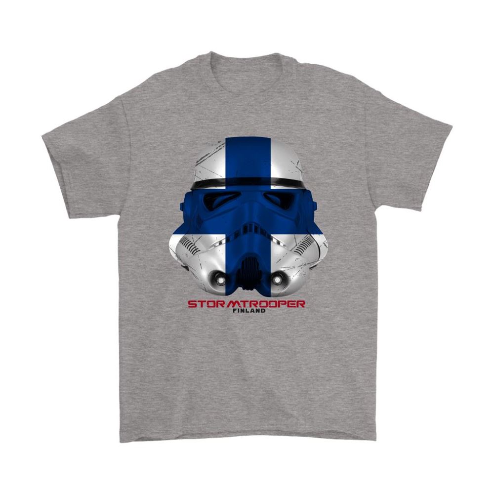 Star Wars Stormtrooper Mask Paint The Finland Flag Shirts