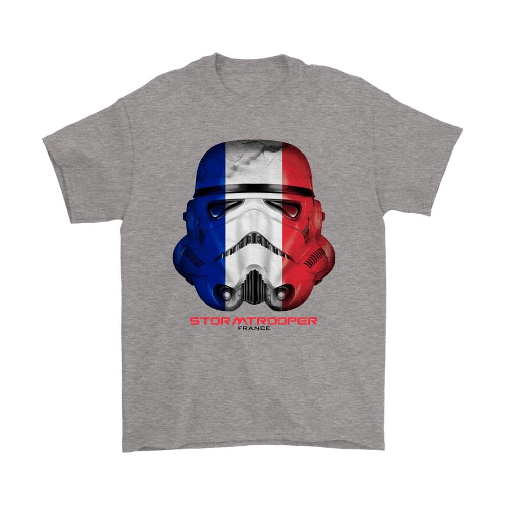 Star Wars Stormtrooper Mask Paint The France Flag Shirts