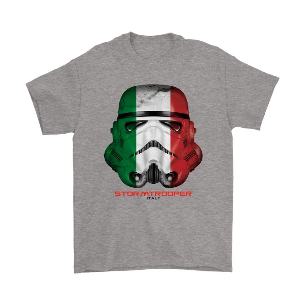 Star Wars Stormtrooper Mask Paint The Italy Flag Shirts
