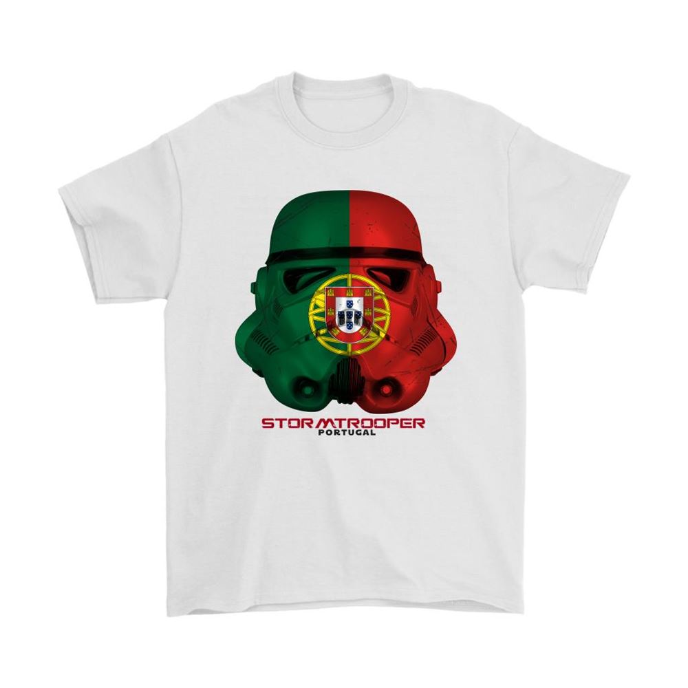 Star Wars Stormtrooper Mask Paint The Portugal Flag Shirts