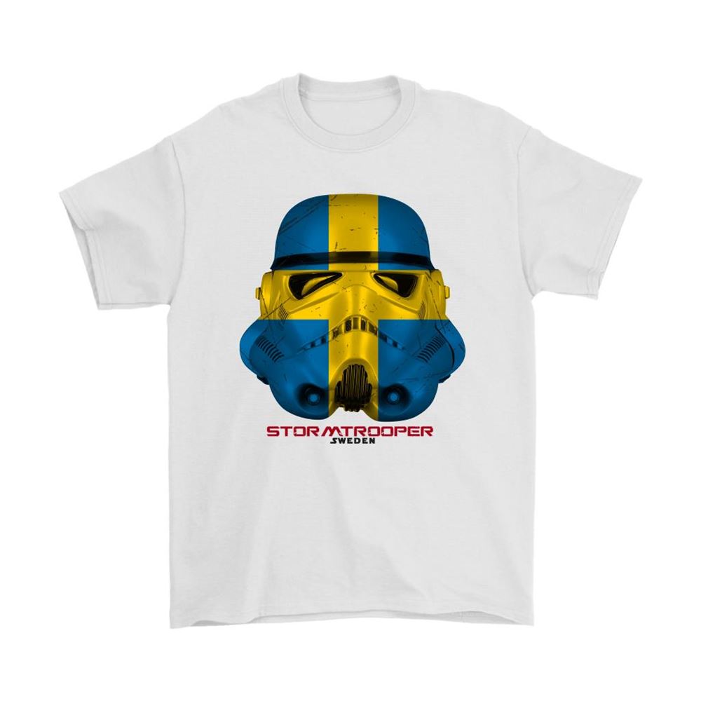 Star Wars Stormtrooper Mask Paint The Sweden Flag Shirts