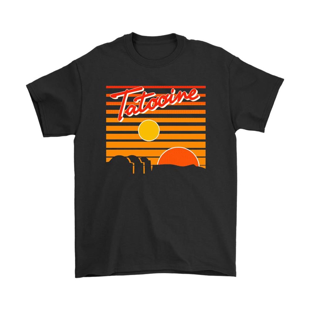 Star Wars Tatooine Sun Set Vintage Shirts
