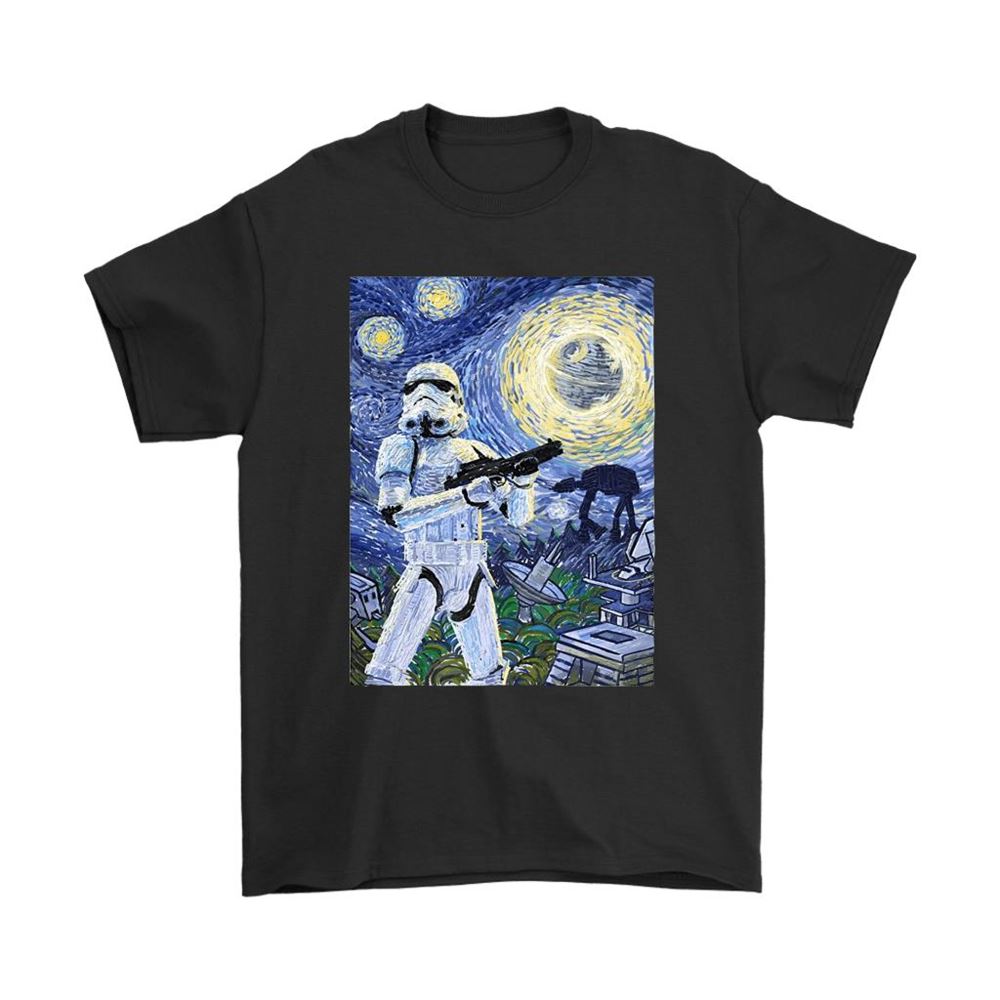 Starry Night Stormtrooper At The Imperial Outpost Shirts