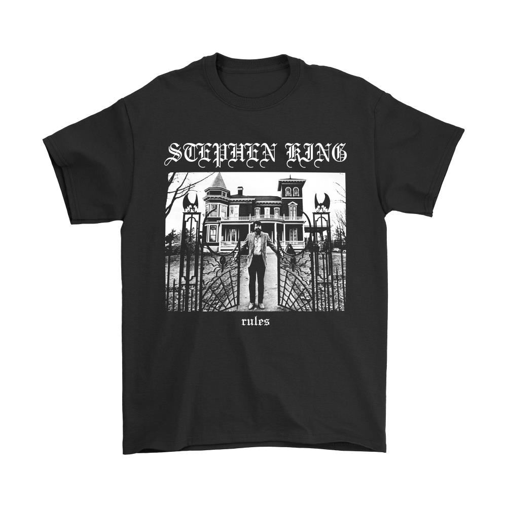 Stephen King Rules Mashup Monster Squad And Black Metal Band Shirts