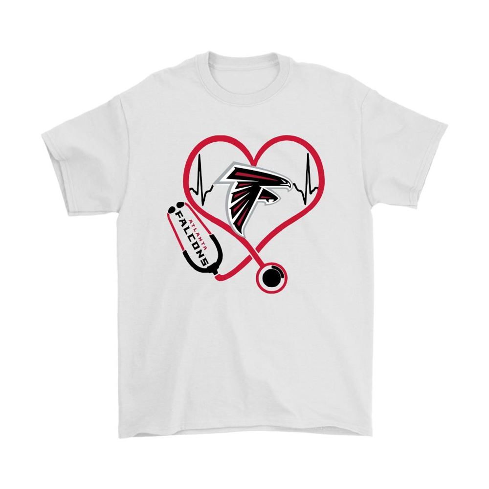 Stethoscope Heartbeat Nurse Symbol Atlanta Falcons Shirts