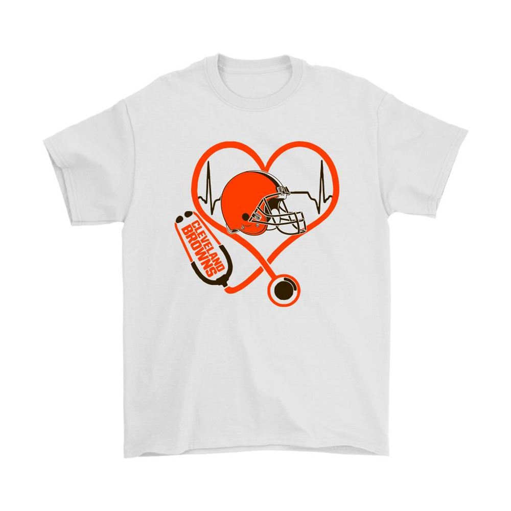 Stethoscope Heartbeat Nurse Symbol Cleveland Browns Shirts
